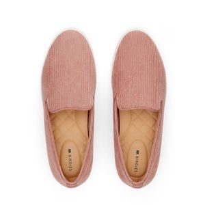Birdies The swift carnation corduroy slip on sneakers size 7